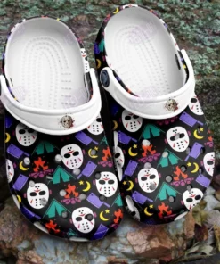 Jason Voorhees Friday The 13th Horror Movie Halloween Crocs For Men And Women