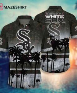 Black White Sox Hawaiian For Men Women