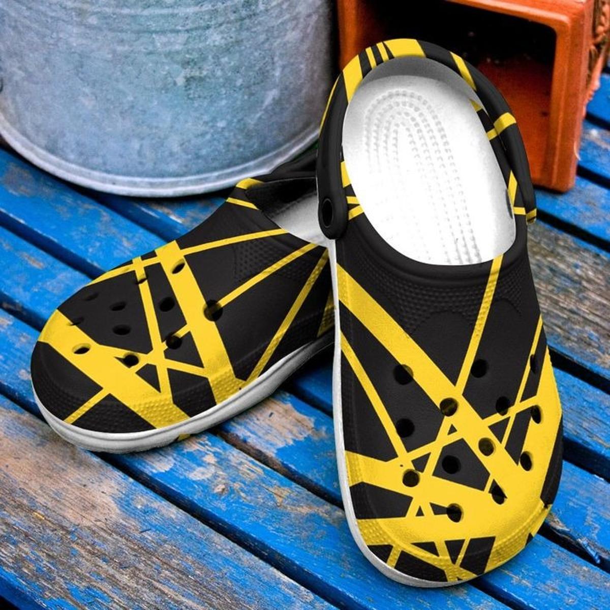 Unisex Fashion Style Van Halen Crocs For Fans