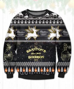 Blanton’s Bourbon Whisky Christmas Sweater For Fans