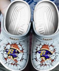 Blue Cloud Baltimore Ravens Crocs Funny For Fans