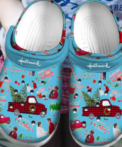 Bluer Hallmark Christmas Crocs Funny For Fans