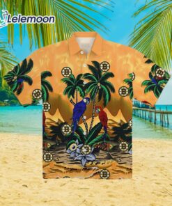 Boston Bruins Parrot Hawaiian Shirt For Men Women