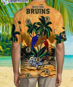 Boston Bruins Parrot Hawaiian Shirt For Men Women 2