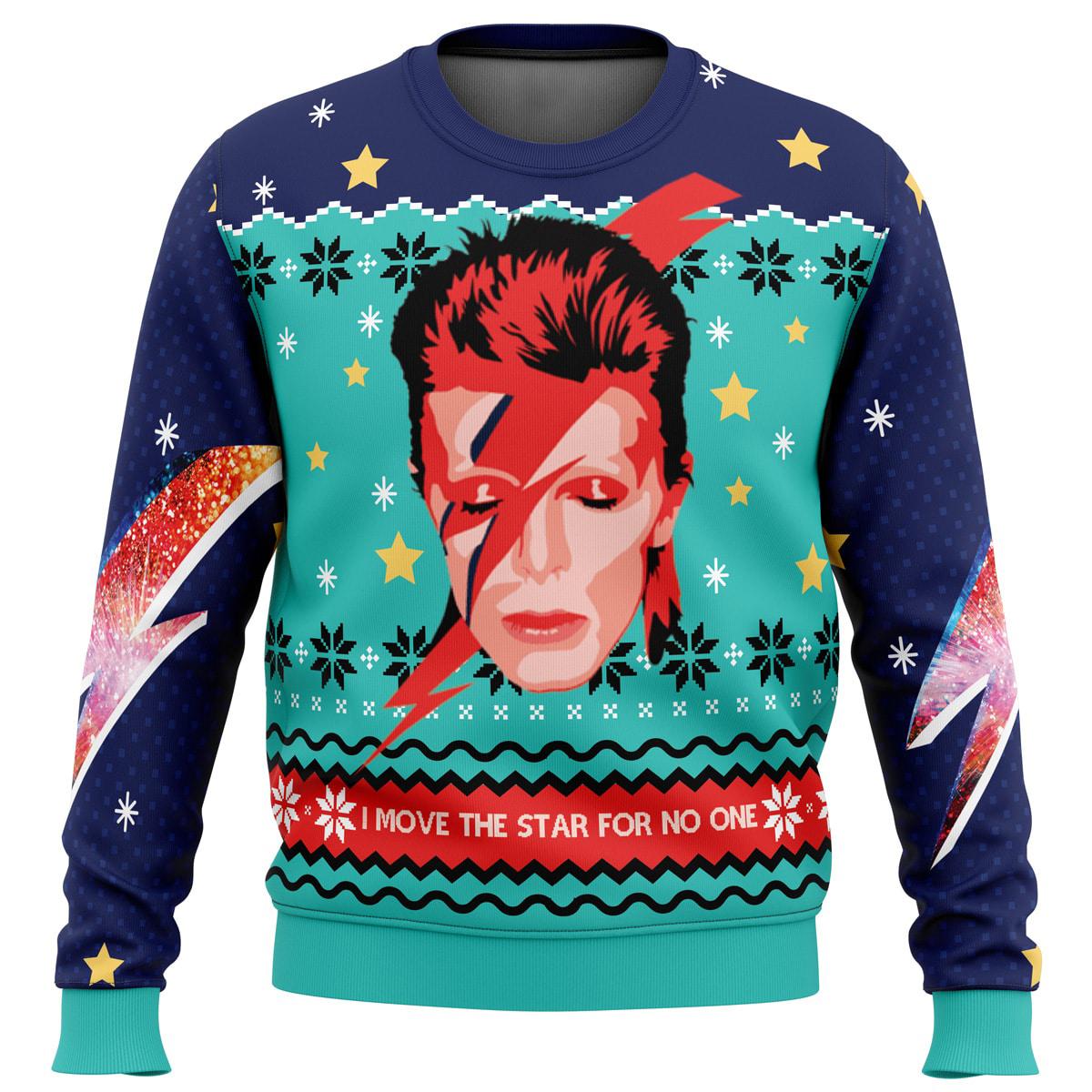 Bowie Ew David Christmas Sweater Gift For Fans