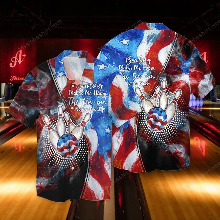 Style Bowling Hawaiian Shirt Gift For Fans