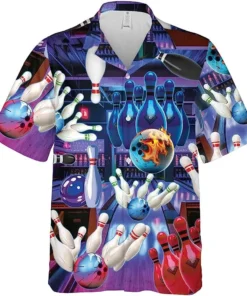 Bowling What Happens At Bowling Stays At Bowling Hawaiian Shirt For Men & Women