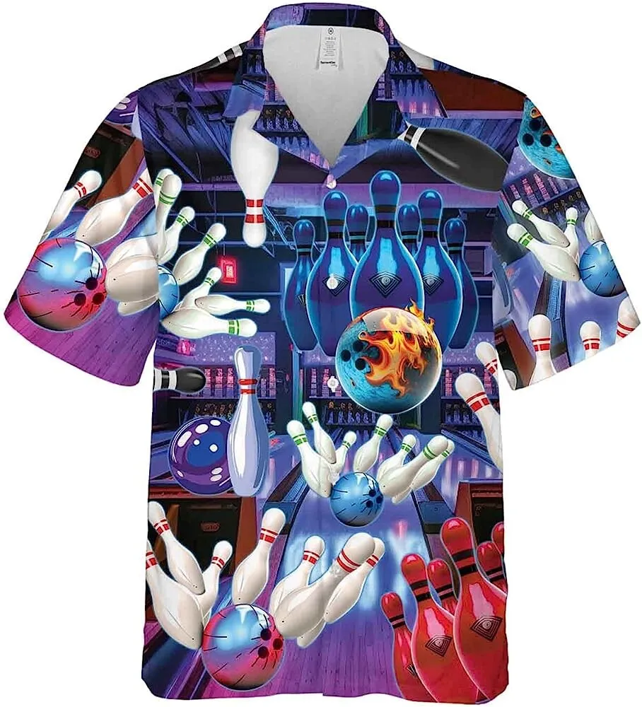 Bowling Hawaiian Shirt Perfect Gift For Bowling Lovers