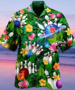 What Happens At Bowling Stays At Bowling Hawaiian Shirt Gift