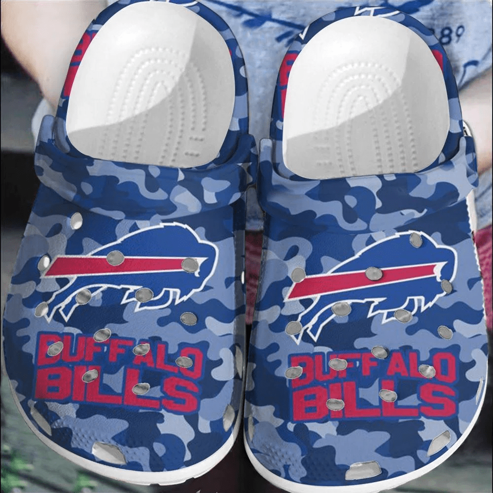 Spirit Sunflower Print Crocband Buffalo Bills Crocs For Fans