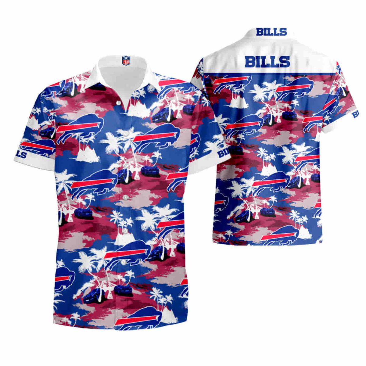 Hawaiian Buffalo Bills Shirt Outfit For Men