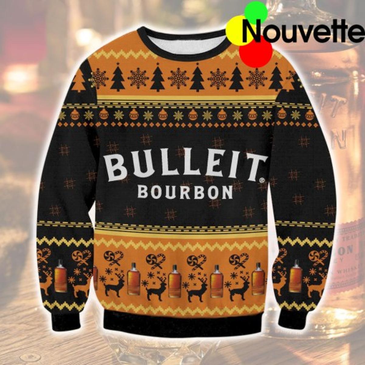 Buffalo Trace Ugly Christmas Sweater For Fans