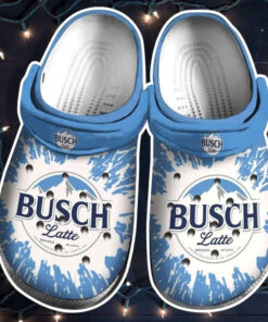 Busch Latte Beer Lovers Crocband Clogs Gift