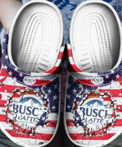 Busch Beer Busch Latte Beer Lover Crocs Gift