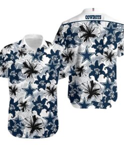 Button Dallas Cowboys Hawaiian Shirt Outfit For Men