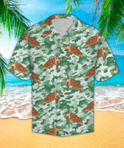 Camo Hawaiian Shirt Camo Lover Gifts