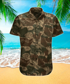 Camo Hawaiian Shirt For Men And Women