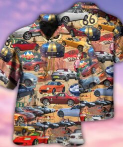 Car Lover Utah Miata Club Route 66 Hawaiian Shirt For Men Women