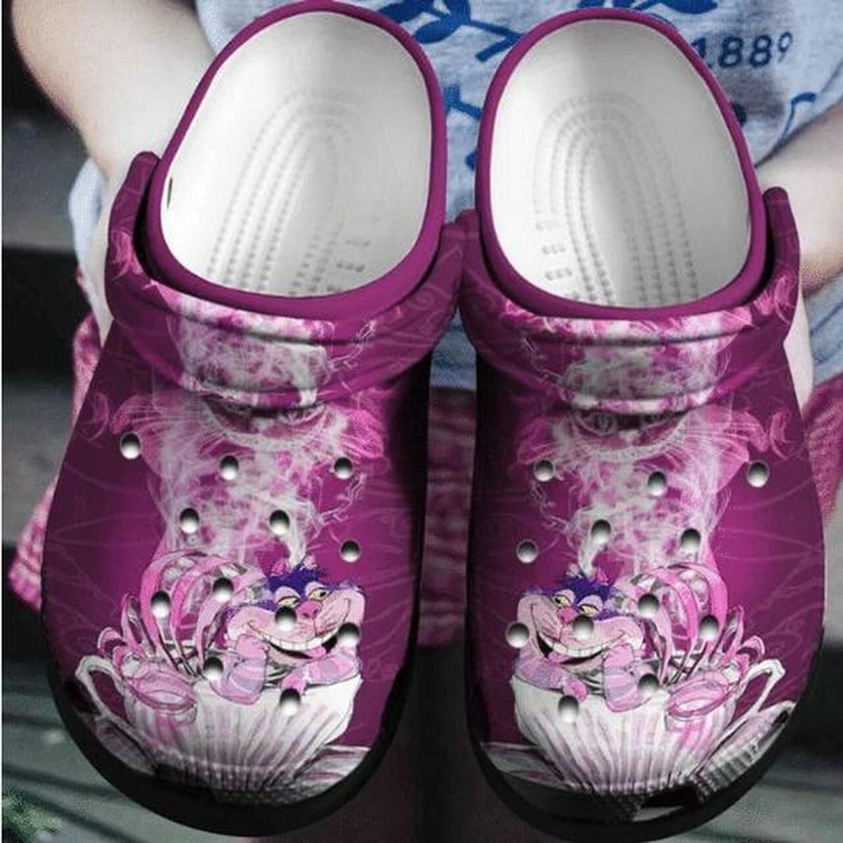 Alice In Wonderland Cat Crocs Best Gift