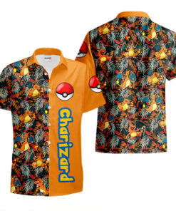 Charizard Hawaiian Shirts Custom Gift For Fans