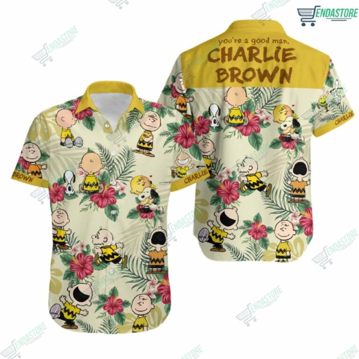 Peanuts Charlie Brown And Charlie Brown Hawaiian Shirt