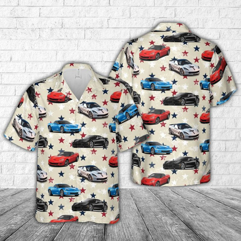 1992 Corvette Hawaiian Shirt For Men Women