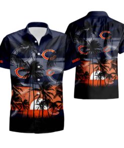 Chicago Bears Tropical Hawaiian Shirt Gift For Fans