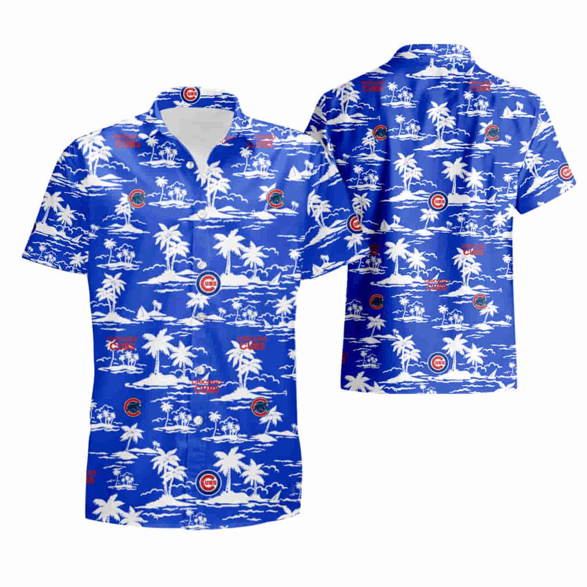 Chicago Cubs Baseball Aloha Shirt For Fans