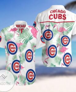 Chicago Cubs Flamingo Hawaiian Beach Shirt