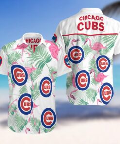 Chicago Cubs Flamingo Hawaiian Shirt Gifts Idea