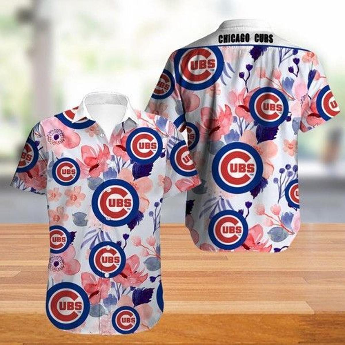 Chicago Cubs Tropical Shirt Outfit For Men