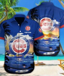 Chicago Cubs Tropical Shirt Outfit For Men