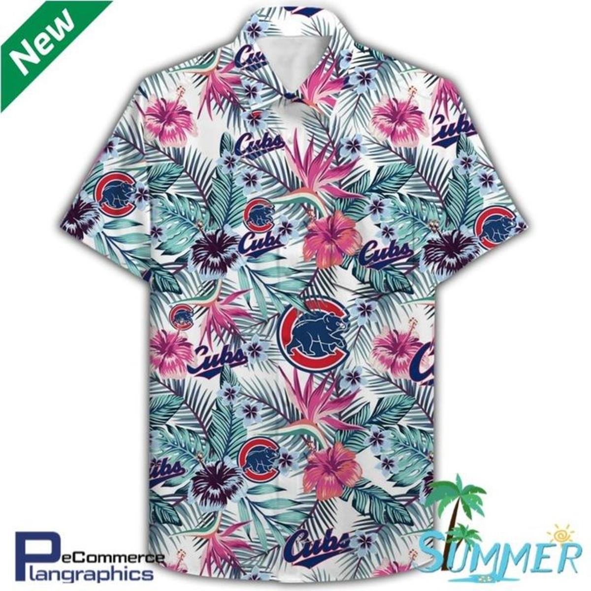 Chicago Cubs Hawaiian Shirt Apparel For Men Women