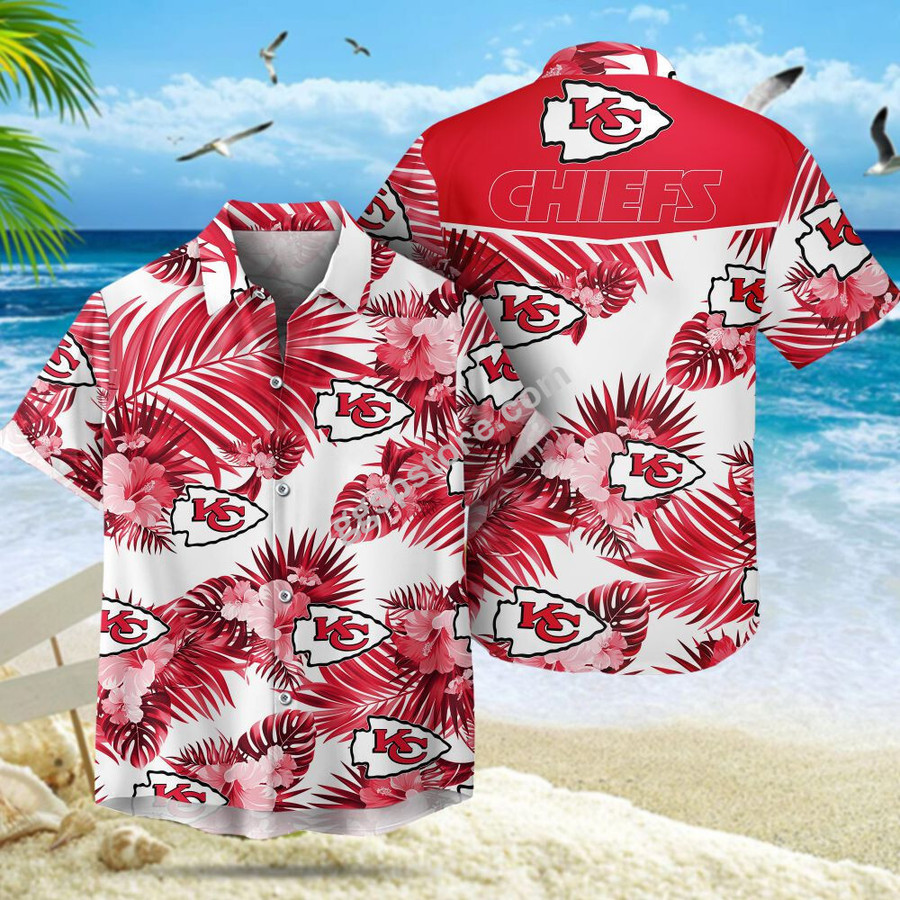 Weed Red Summer Chiefs Hawaiian Shirt