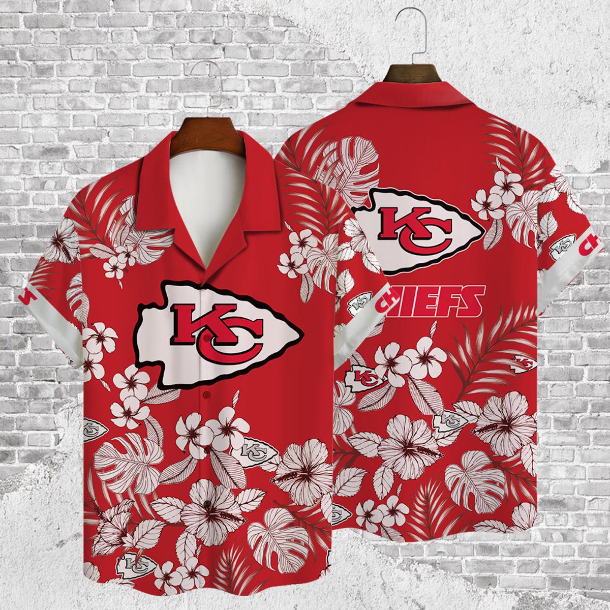 Flower Summer Chiefs Hawaiian Shirt For Men Women