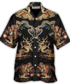 Chinese Dragon Hawaiian Shirt Best Gift For Fans