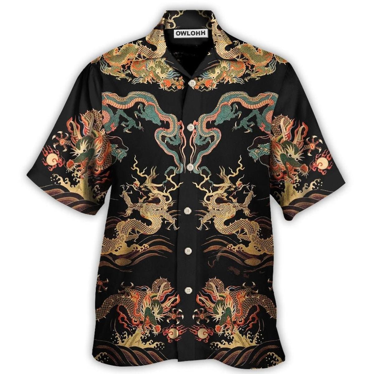 Dragon Chinese Dragon Royal Hawaiian Shirt Gift