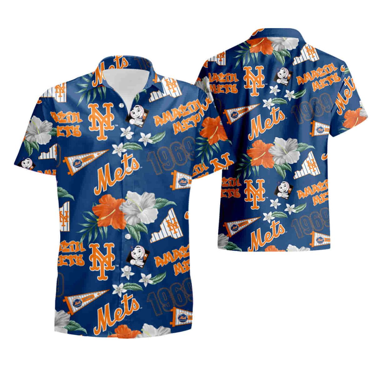 Trending Summer New York Mets Hawaiian Shirt For Men Women