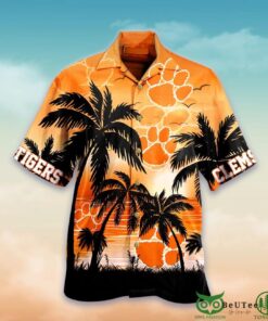 Clemson Tigers Palm Tree Hawaiian Shirt For Fans