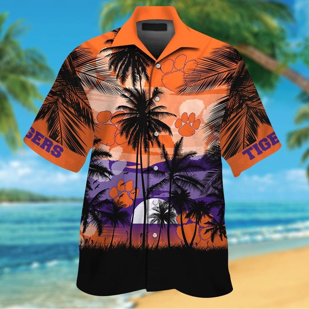 Clemson Tigers Pirates Aloha Hawaiian Shirt Gift