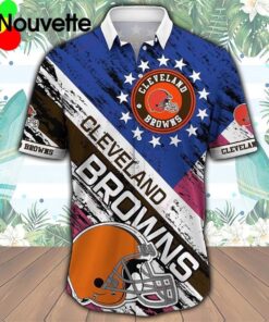 Cleveland Browns Hawaiian Shirt Size Fron S To 5xl