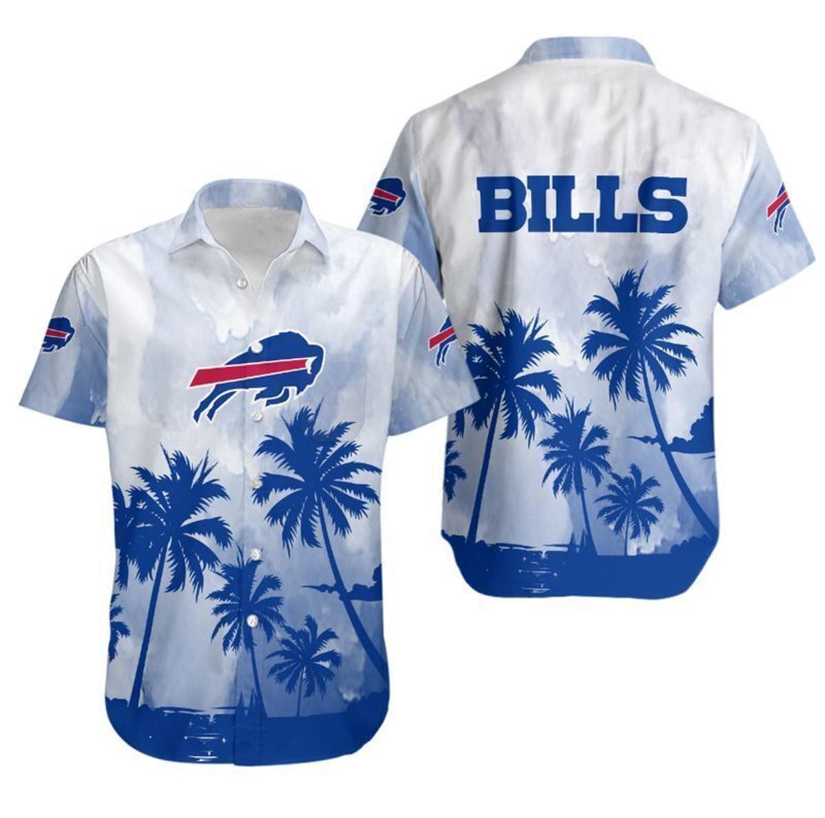 Men Buffalo Bills Hawaiian Shirt Amazon