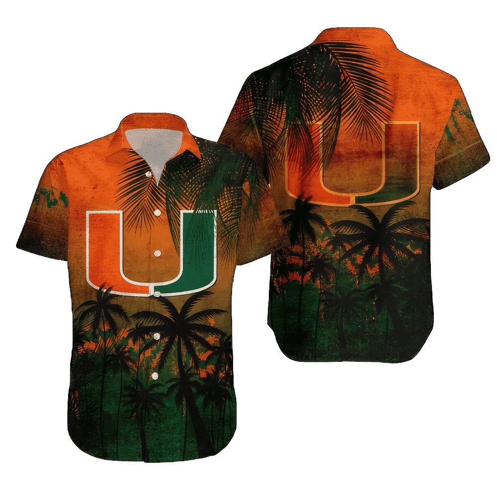 Baby Yoda Miami Hurricanes Hawaiian Shirt Outfit For Men