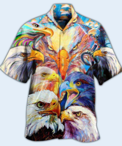 Colorful Philadelphia Eagles Hawaiian Shirt For Men Women