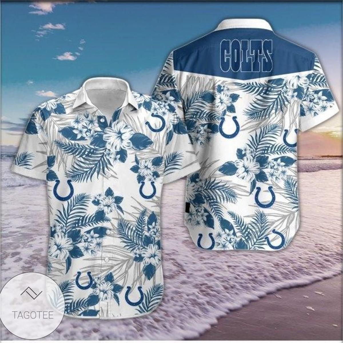 Indianapolis Tropical Colts Hawaiian Shirt For Men Women