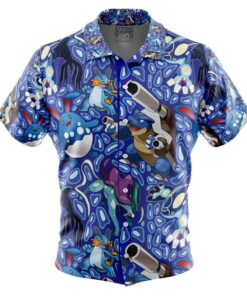 Comfimerch Water Type Hawaiian Shirt Pokemon