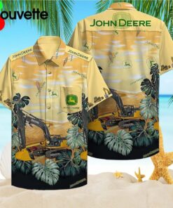 John Deere Hawaiian Shirt Size Fron S To 5xl