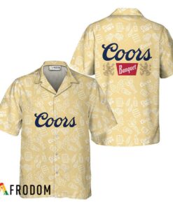 Coors Banquet Doodle Art Hawaiian Shirt Best Gift