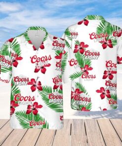 Coors Light Hawaiian Shirt Gift For Beach Trip