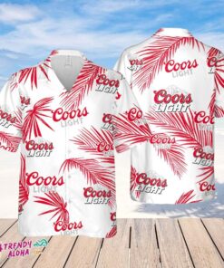 Coors Banquet White Tropical Flower Hawaiian Shirt Gift For Fans